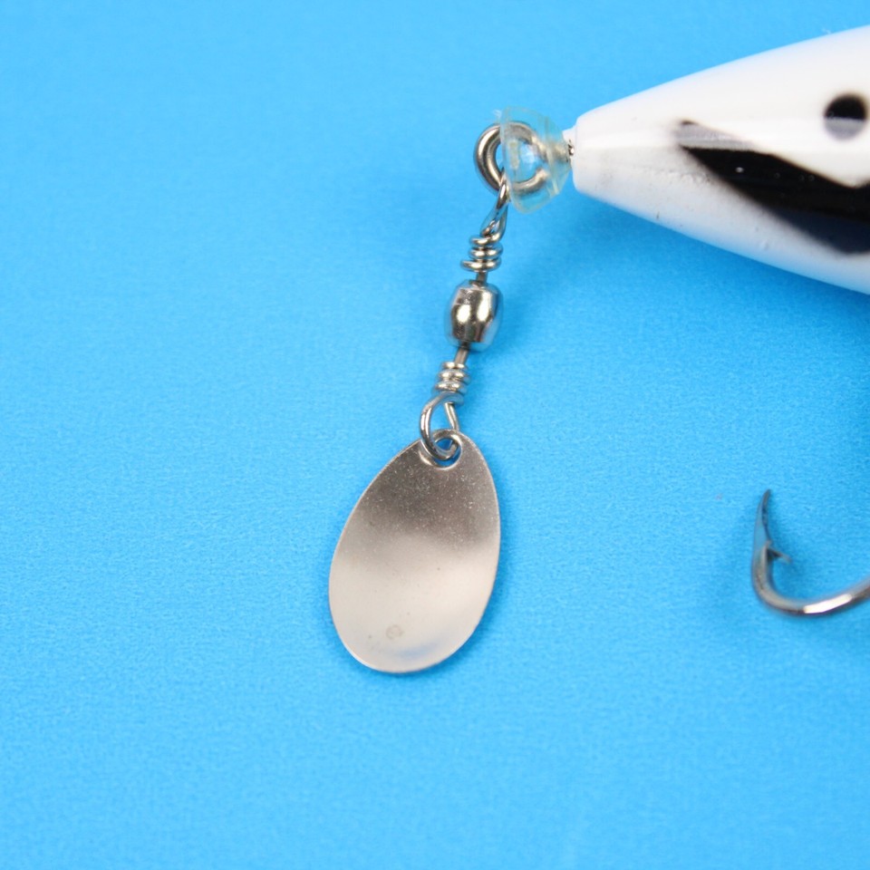 Vintage Whopper Stopper Hellbender Catchin'est Lures of All White Black