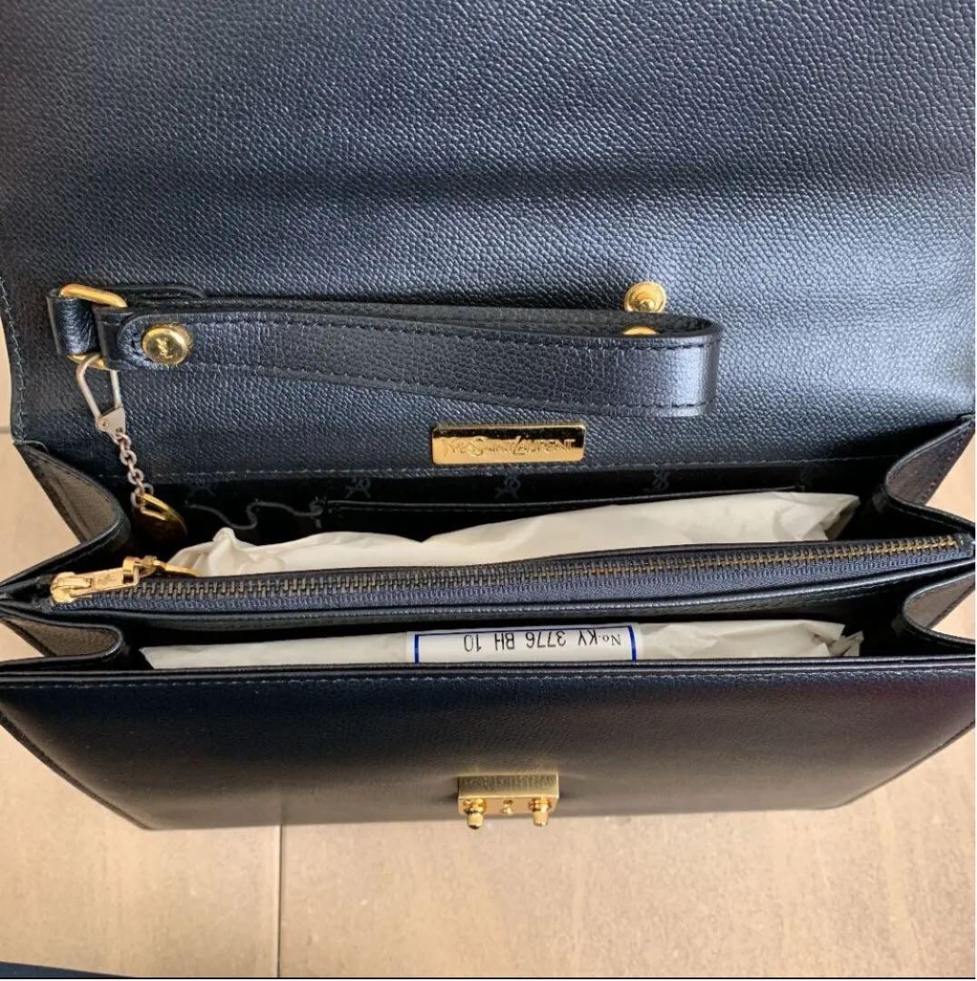 Autentica pochette uomo Yves Saint Laurent vintage fondo di magazzino non usata