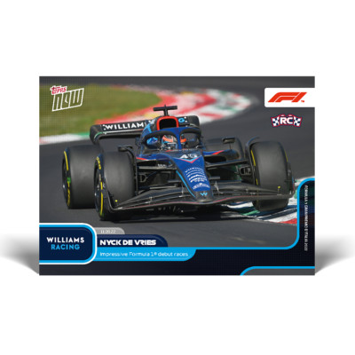 Topps Now Formula 1 2022 - Card 56 - Nyck de Vries - Williams Racing