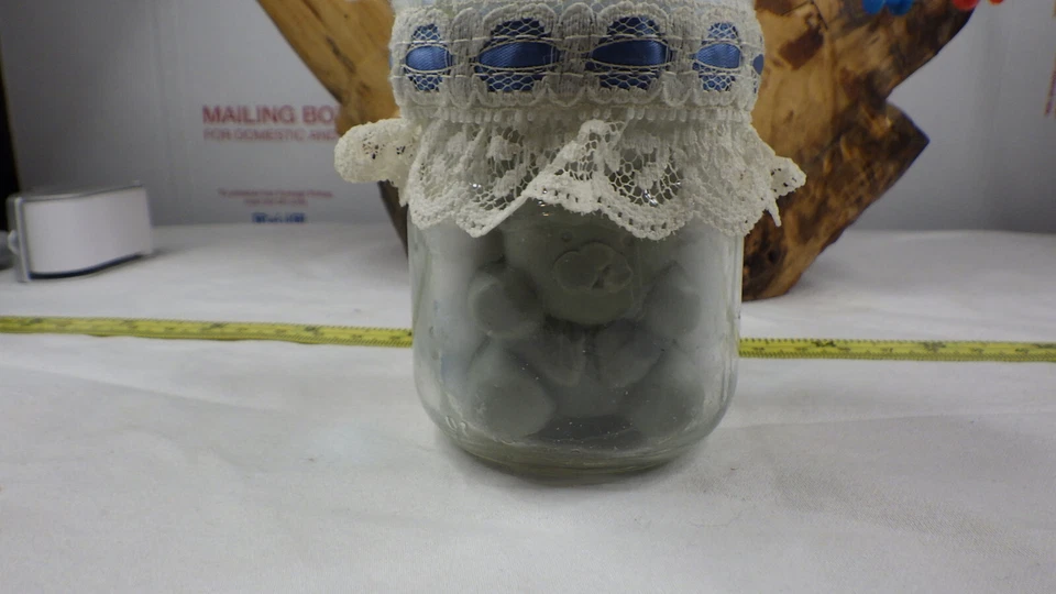 复古 Congrats 恭喜男宝宝奶瓶 Jar Bear Fluffy Reveal 肥皂? — 第 2/4 张图片