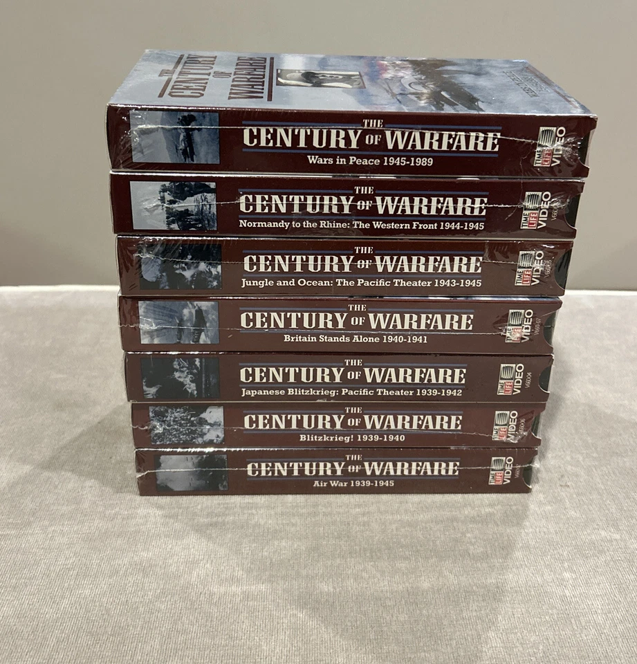 Set of 7 Time Life Video VHS Tapes The Century of Warfare - SEALED Collection - Image 2 of 4