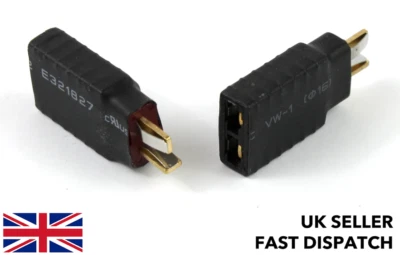 RCTECH TRX Buchse auf Deans T Stecker Adapter/Stecker/Steckerblock Traxxas kompatibel