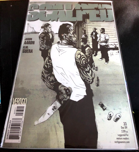SCALPED #33 DEC. 2009 VERTIGO COMIC BOOK~~AARON & GUERA~~BOARDED/BAGGED - Picture 2 of 4