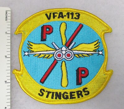 US NAVY VFA-113 STRIKE FIGHTER ATTACK SQUADRON PATCH USN NAVAL AVIATION