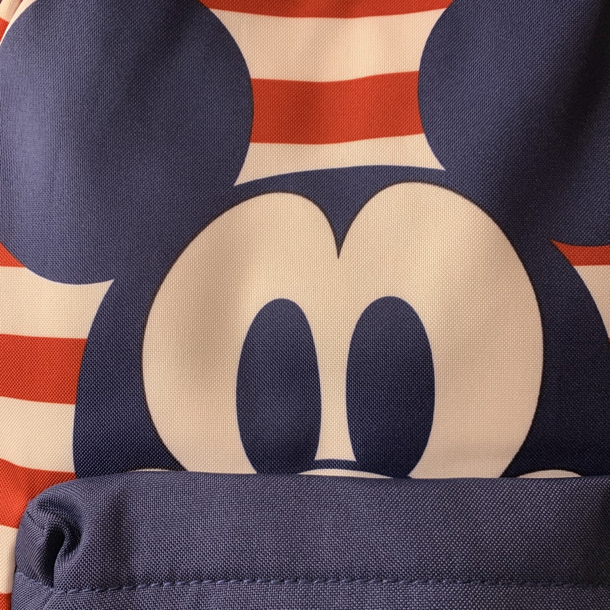 Disney Mickey Mouse Backpack Red White Blue Americana 