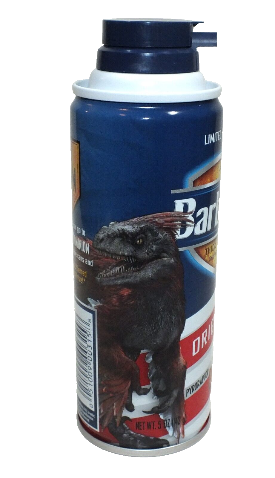 Barbasol Jurassic World Dominion Limited Edition Pyroraptor Shaving