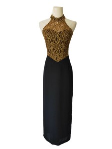 black and gold dress designs