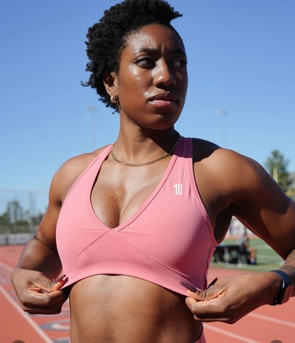 Womens Sports Bra for Yoga Running Sports Fitness Gym FLAT CHEST APPROVED XS - Picture 4 of 20