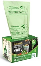 Compostable 8 Gallon Trash Bags, 50 Count, Extra Thick, BPI & CMA Certified