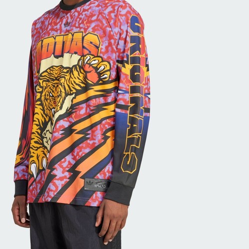 adidas men Adilenium Season 3 Long Sleeve Graphic Tee - Picture 4 of 6