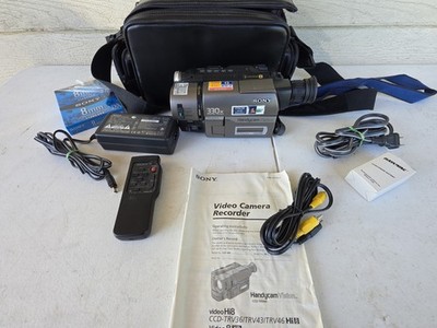Sony CCD-TRV43 Hi8 Handycam Camcorder 330x Zoom SteadyShot w/  Night Vision 