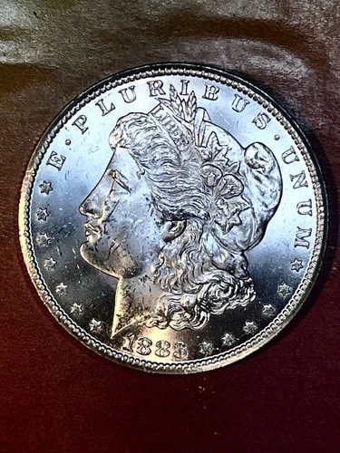 1883 CC  MORGAN DOLLAR CH BU + beautiful coin clearance start $.99