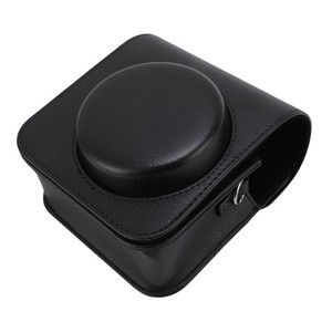 Cas de portage instantané de la caméra PU Boîtier de protection instantané en cuir de caméra Litchi