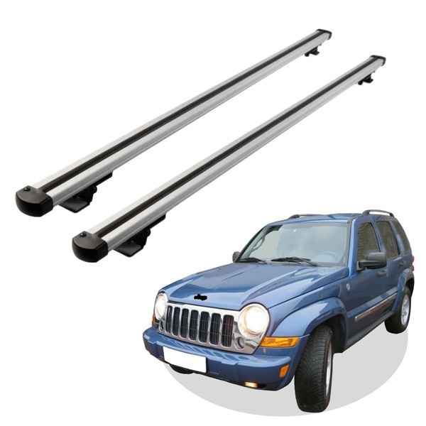 DachträGer Passend FüR Jeep Liberty Ab Baujahr 2005-2008 V1 In Silber-image