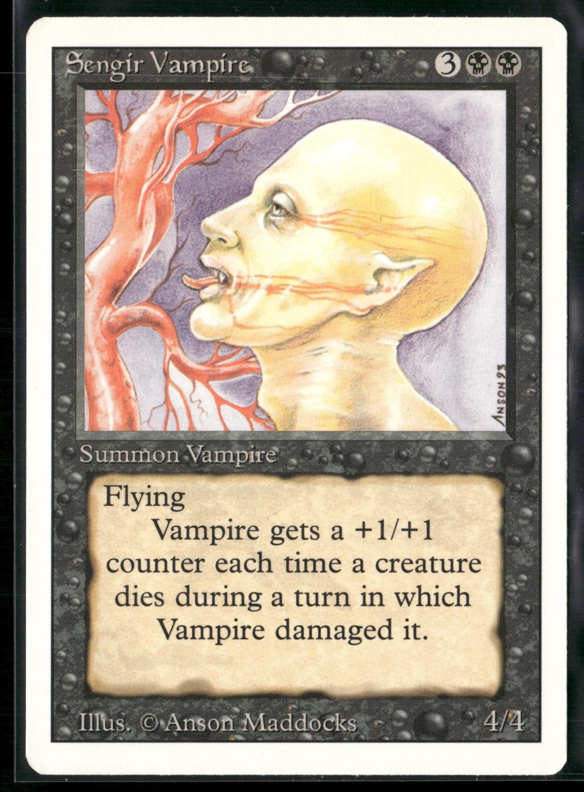 Sengir Vampire Uncommon Revised Edition Magic: The Gathering Lightly Played