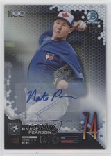 2019 Bowman Scouts' Top 100 Auto 42/50 Nate Pearson #BTP-74 Auto 13b2
