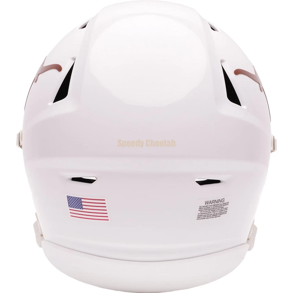 Texas Longhorns Riddell SpeedFlex Mid-Size MIDI Football Helmet - Image 3 of 4