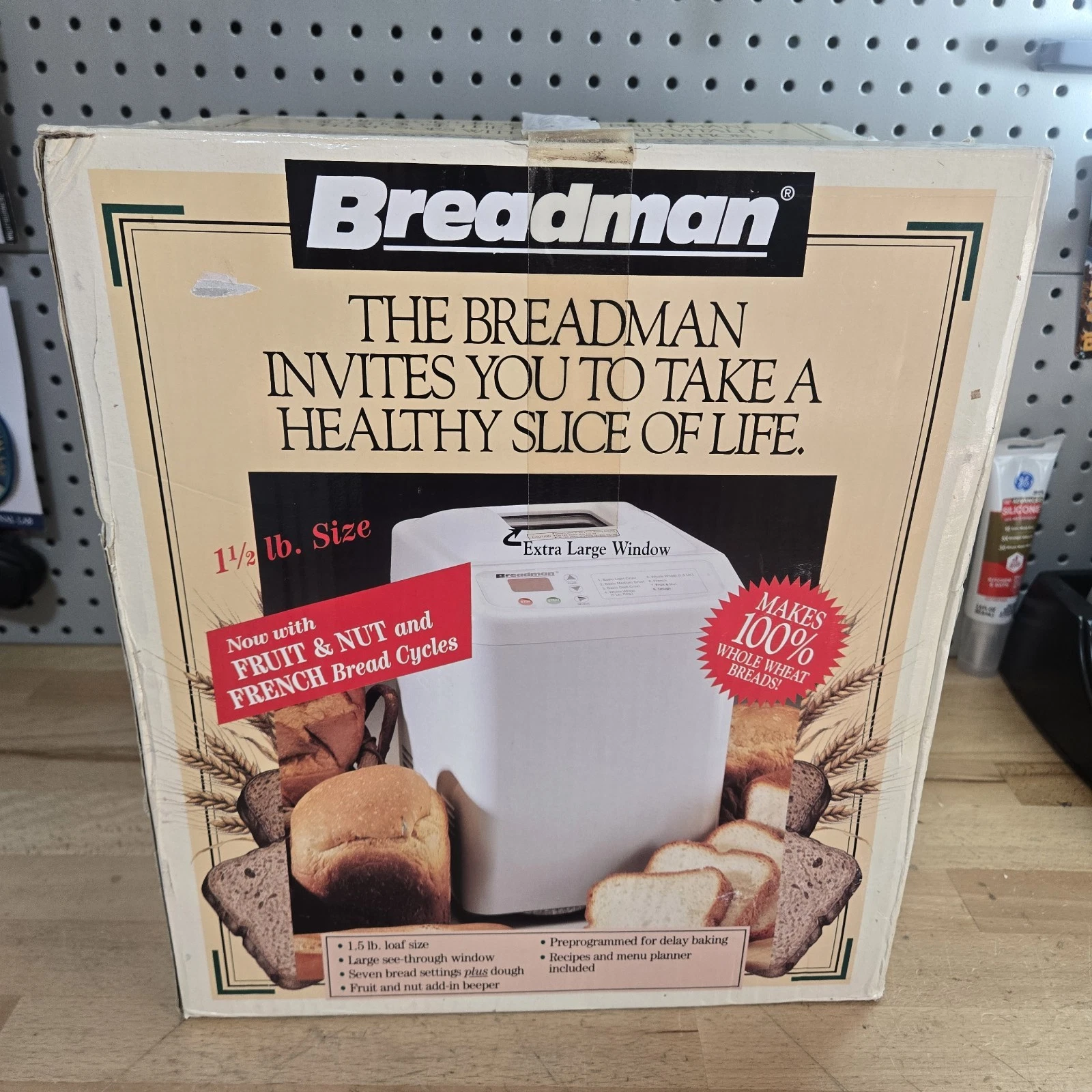 Breadman TR-440 Bread Maker 1.5 Pound Loaf Non Stick NEW SEALED NEW A+
Opens in a new window or tab