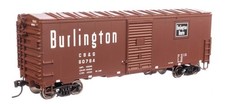 Ho Scale - Walthers Mainline 910-1206 Chicago Burlington Quincy 40 Aar Boxcar