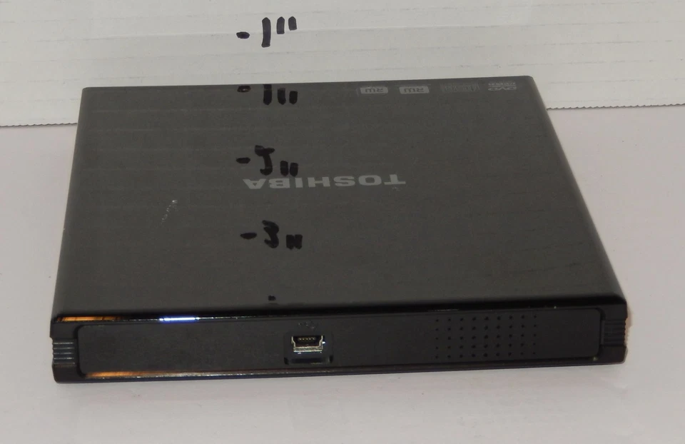 Toshiba PA3761U-1DV2 Externa Delgada DVD-Rom Unidad USB CD-R DVD-R DVD+R Grabadora Foto 4 de 4
