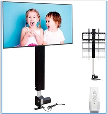 Eco-Worthy Motorized TV Lift Bracket Wall Ceiling Mount 2X Remotes Up To 165lbs