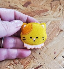Cat - Kitten - Puffy Design - Crafts - Childrens - Iron On Applique Patch