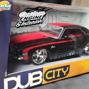 Jada Toys Dub City Bigtime Muscle 1:24 1968 Camaro Black/Red Unopened