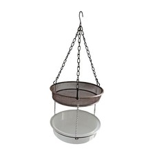 Hanging Bird Feeder Outdoors Backyard Garden Birdfeeders Iron Bird Feeder