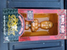 WWF Rumble Heads Featuring The Rock Bobblehead Dwayne Johnson Vintage Collector