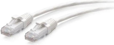 C2G 5ft Cat6a Snagless Unshielded UTP Slim Ethernet Patch Cable White C2G30183