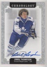 2018 Upper Deck Chronology Franchise History Errol Thompson #FH-TO-ET Auto 04q7