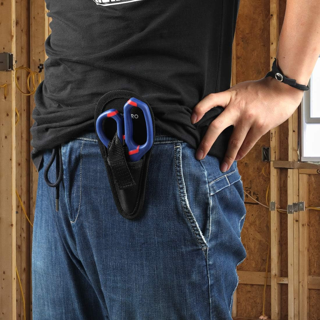 Forbice Elettricista 2 in 1 Professionale 150 mm Spelacavi Acciaio - 3