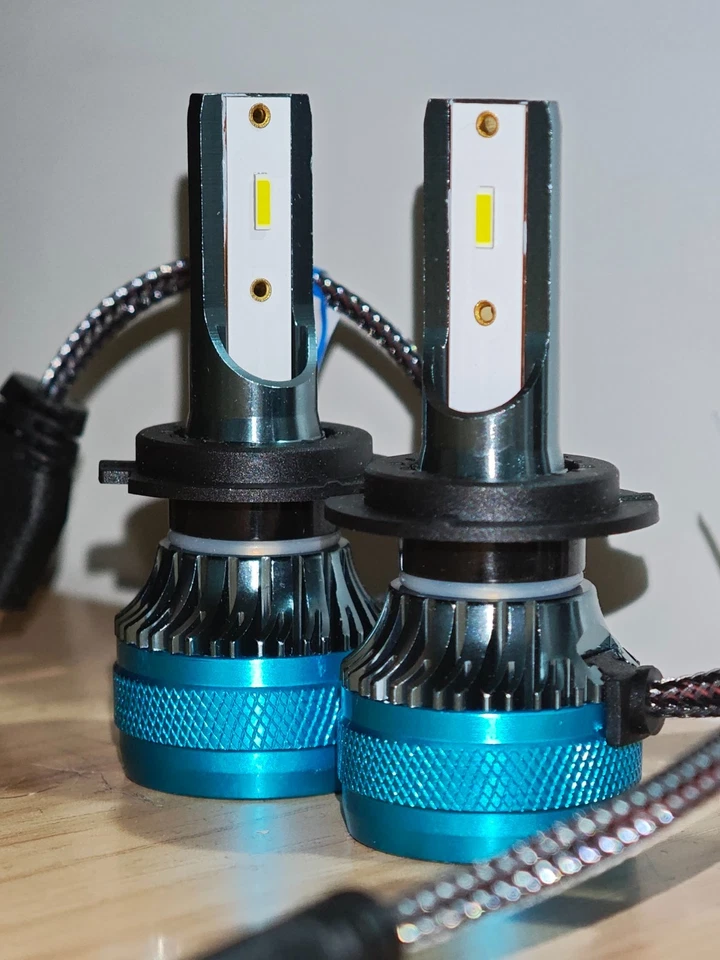 Kit 2x Ampoules H7 LED CANBUS CSP 1860 ANTI-ERREUR 6000K 150W 30000LM AUTO MOTO - Photo 2/4