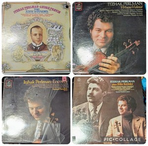 (4) 1970s Itzhak Perlman-Encores;Vituoso Violinist; Fritz Kreisler;Andre Previn