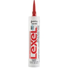 Sashco Lexel 10.5 Oz. Caulk Polymer Sealant, Bright White 13030 Sashco Lexel