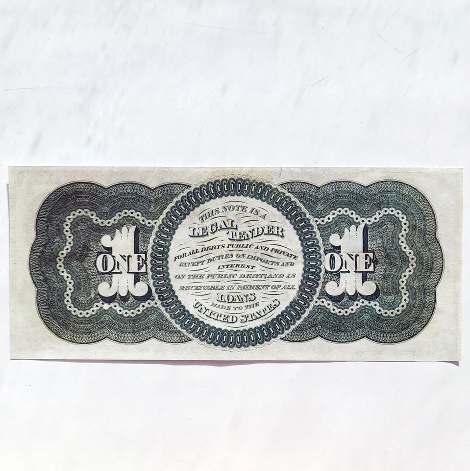 1 Dollar 1862 Legal Tender Note Reproduction Banknote Fr US# 16 P# 128 - Image 4 of 4