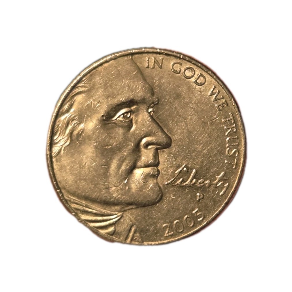 2005 P Ocean In View Jefferson Nickel Error Coin | eBay