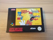 SNES - the Itchy and Scratchy Game - PAL CIB ...