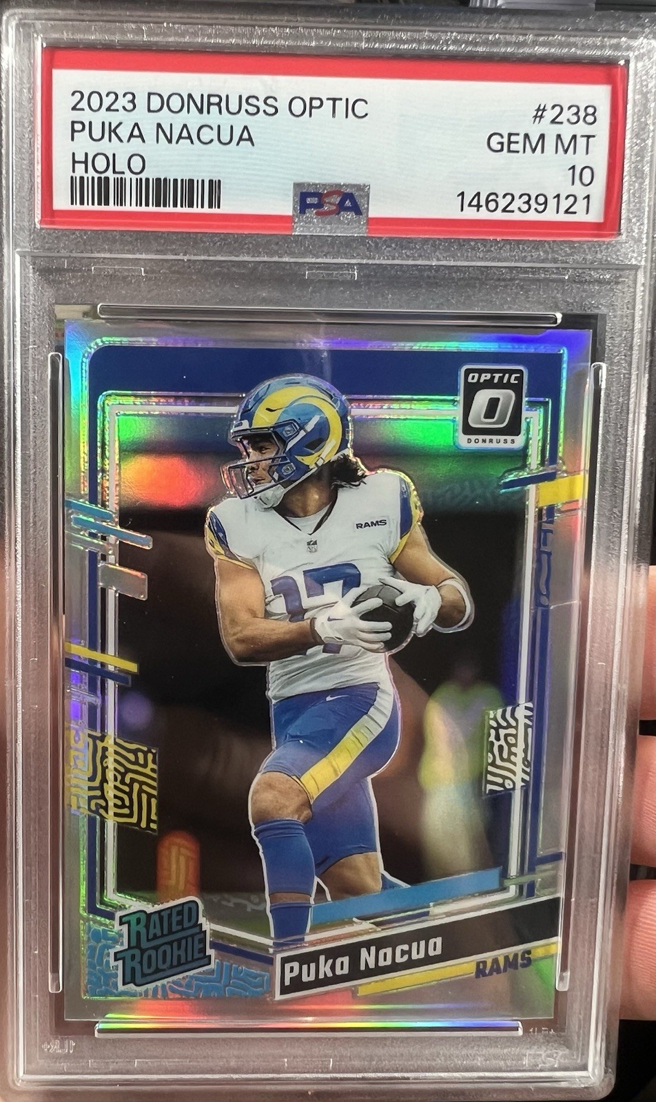 Puka Nacua Panini Donruss Optic #238 Holo