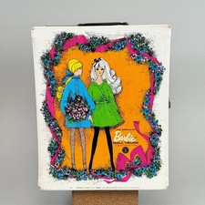 1968 Mattel Barbie Doll Trunk Case Carry Storage Vintage Original