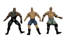WWE WWF Super Stars Stone Cold Steve Austin D'Lo Brown Droz 3-Pack Jakks 1998
