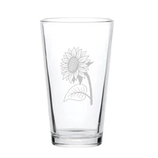 16oz Beer Mug - SunFlower