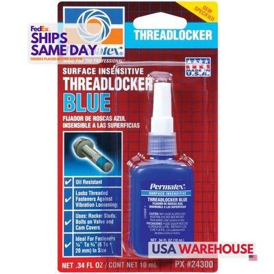 Permatex 24300, One Blue Medium Threadlocker 10Ml Bottle - Blue Performance Part - Picture 1 of 9