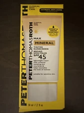 Peter Thomas Roth Max Mineral Tinted Sunscreen SPF 45 1.7 oz P1 a New in Box
