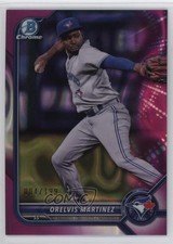 2022 Bowman Chrome Prospects Fuchsia Lava Refractor 4/199 Orelvis Martinez