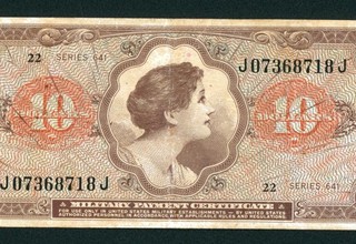 Series 641 $10 US Military Payment Certificate PAPER CURRENCY AUCTIONS