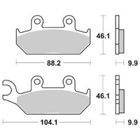 BeläGe Bremse Sbs 137 Hf Yamaha Xt K (3Tb) 600 1991 1993