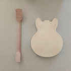 Unfinish DIY Electric Guitar Kit Green Tuners Mahogany Body Rosewood FretboardDK — photo 5