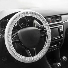 Translucent Disposable Steering Wheel Covers, Plastic Steering Wheel Protector,