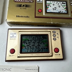 Nintendo Game & Watch PARACHUTE PR-21 1981 w/ Box and Inserts Tested Working